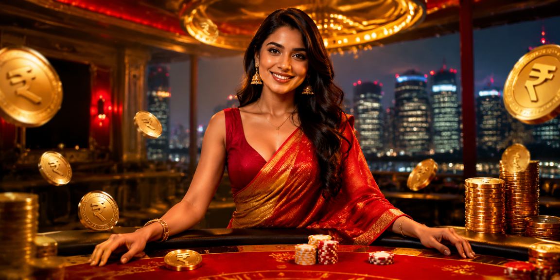 Closeup of Indian customer placing bet with rupee notes and casino app